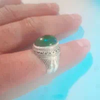 عقیق نقره دست ساز مفت مفت