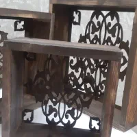 قاب چوبی دکوریولباس مجلسی