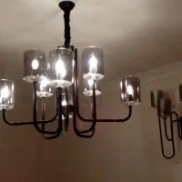 لوستر با دیوار کوب