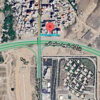 زمین 100 متری روبروی همّت