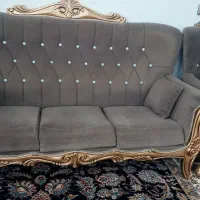 مبل نیمه استیل هفت نفره تمیز