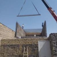 اجرای سقف تیرچه بلوک و شناژ بندی|خدمات پیشه و مهارت|کاشان, باغ ماجد|دیوار