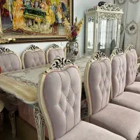 غذا خوری|میز و صندلی غذاخوری|میانه, |دیوار