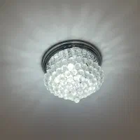 لوستر کریستالی ۸ شعله|لوستر و چراغ آویز|گرگان, |دیوار