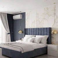 سفارش انواع تخت خوابهای پارچه ای با فریم فلزی