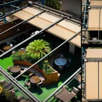 سایبان فروشگاه قهوه فروشی منزل هتل روف گاردن