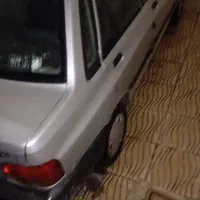 پراید نقره‌ای مدل85دور رنگ