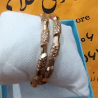 فروش ۲ عدد النگو ۱۸ عیار سایز ۳