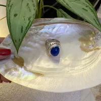 فروش انگشتر نقره با عقیق آبی|کلکسیون اشیاء عتیقه|تهران, دانشگاه شریف|دیوار