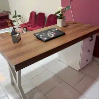 میز کار تمیز / میزعسلی دوتیکه