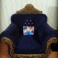 مبل هفت نفره سلطنتی|مبلمان خانگی و میز عسلی|دوگنبدان, |دیوار