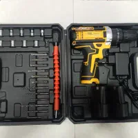 دریل شارژی جفت باطری.