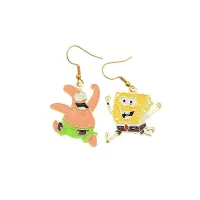 گوشواره باب اسفنجی و پاتریک دخترانه بچگانه زنانه