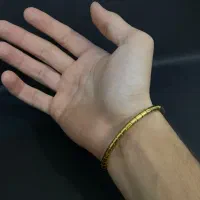 دستبند طلایی مینیمال استیل اسپرت|بدلیجات|اهواز, کیانپارس |دیوار