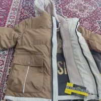 کاپشن خارجی کرمی xL نو تن نرفته|لباس|جوانرود, |دیوار