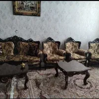 مبل سلطنتی نه نفره همراه میز غذا خوری ده نفره