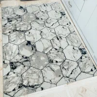 فرش آشپز خانه مدرن  ساعت دیواری سایز بزرگ