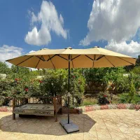 چتر سه قلو سایبان پایه وسط و دیواری شرکت villarest