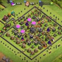 اکانت کلش لول  ۷۷  تان ۹ مکس