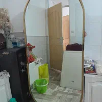 آینه بزرگ بانور مخفی وکنار ه طلایی نو