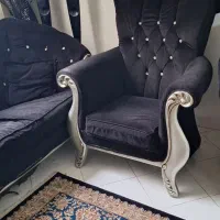 مبل راحتی مشکی|مبلمان خانگی و میز عسلی|اندیشه, شهرک کوثر|دیوار