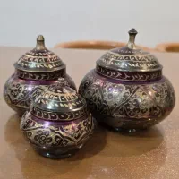 قندون برنزی هندی ۳ تایی