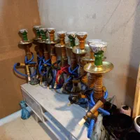 قلیان عربی و چوبی