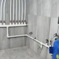 تاسیسات لوله کشی آب‌ فاظلاب نصب پمپ ومنبع وشیرالات