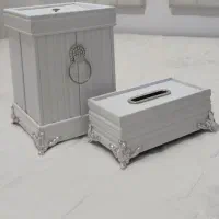 ست سطل و جا دستمال کاغذی