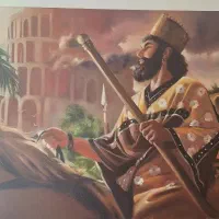 تابلو نقاشی رنگ روغن کوروش