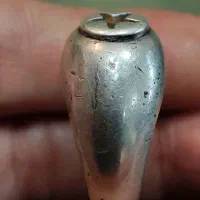 مدال نقره خطی حسبی الله کهنه|جواهرات|شهریار, شهریار|دیوار