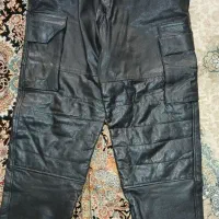 کاپشن و شلوار چرم اصل|لباس|گرگان, |دیوار