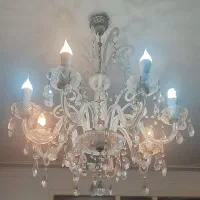 لوستر بلوری ۸شاخه