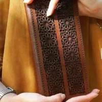 کیف پول چرم طبیعی گاوی تخفیف مناسبت روز زن/مادر