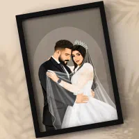 نقاشی پرتره دیجیتال|تابلو، نقاشی، عکس|تهران, سلسبیل شمالی|دیوار