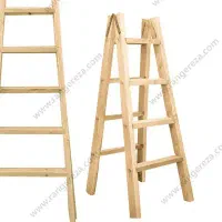 نردبان چوبی