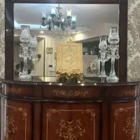 آینه و کنسول معرق کاری برند فاضل