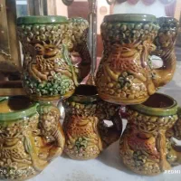 پنج عدد لیوان آنتیک