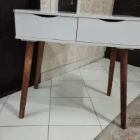 میز تحریر دو کشو بهمراه چهارپایه