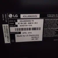 LEDهوشمندLGم43UJ69000دارای دستیارصوتی کنترل موسدار|تلویزیون و پروژکتور|تهران, بوستان شیان|دیوار