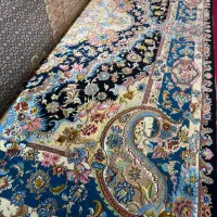 ۱۰٪ تخفیف دوجفت(۴تخته) فرش دستباف طرح سالاری تبریز