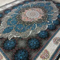 فرش سرمه ای دوازده متری