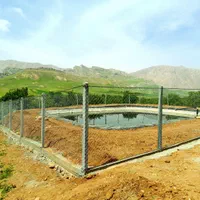 پایه فنس بتنی پایه سیمانی سیم خاردار