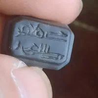 انگشتر شاخ بوفالو،نگین خیلی قدیمی چاقو  تسبیح