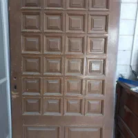 درب چوبی قدیمی|مصالح و تجهیزات ساختمان|اصفهان, خواجه عمید|دیوار