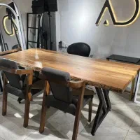 میز ناهارخوری چوب جنگلی|میز و صندلی غذاخوری|بابل, |دیوار