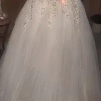 لباس عروس نگین دار