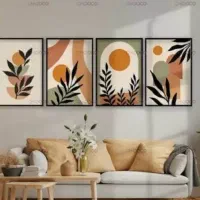 تابلو طرح مینیمال|تابلو، نقاشی، عکس|رشت, رودبارتان|دیوار