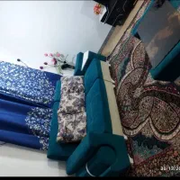 مبل راحتی شیش نفره با عسلی میز