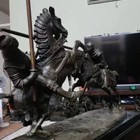 جدال گلادیاتورها هونگ ۸۰کیلو مجسمه برنزی|مجسمه، تندیس، ماکت|تهران, اکباتان|دیوار
